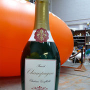 Inflatable Champagne Bottle Green 66cm main image 0