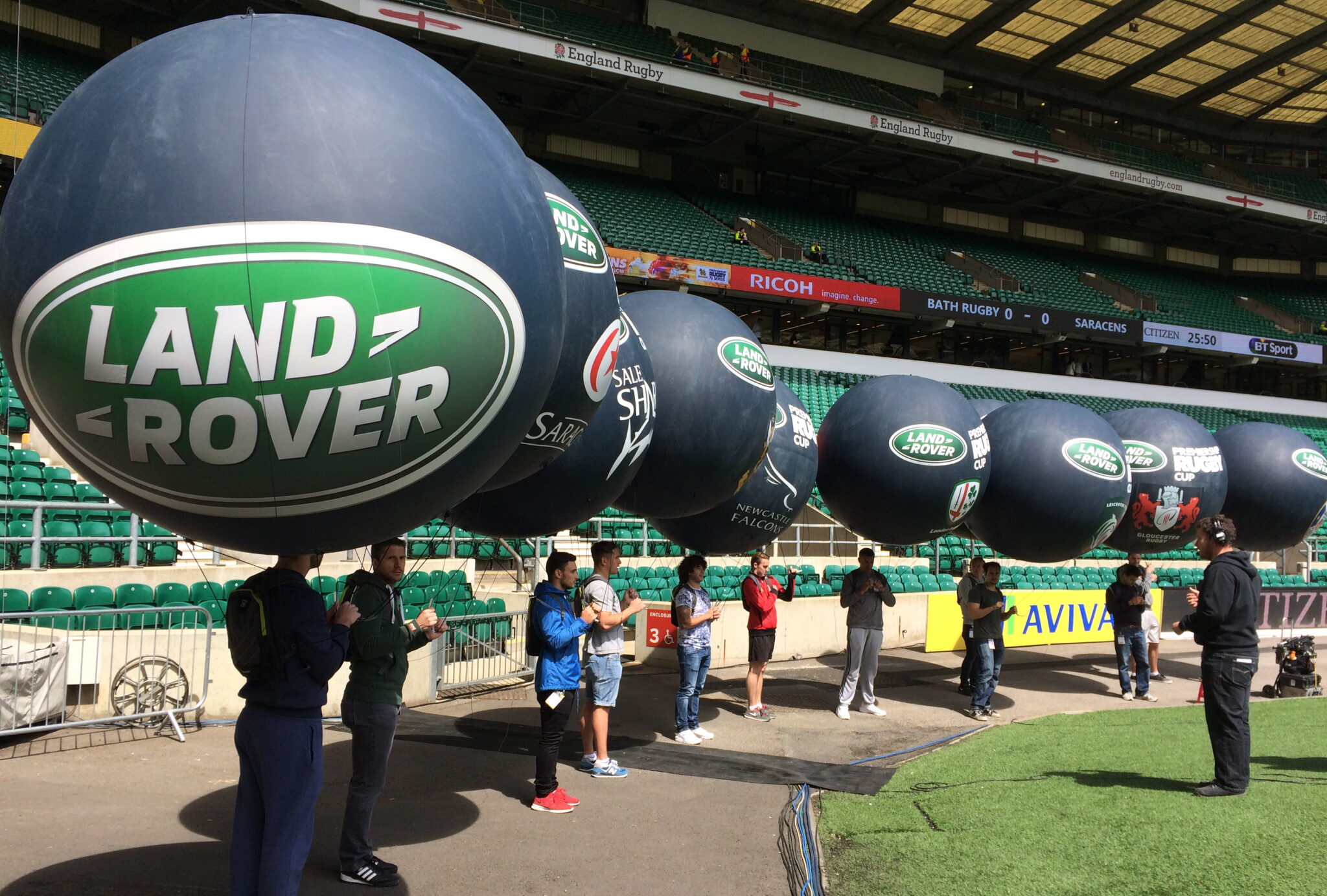 Land Rover inflatable