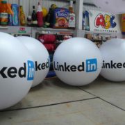 LinkedIn promotional push balls in our workshop