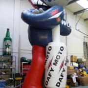 Dafy Moto inflatable Wolfy character