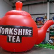 Massive inflatable Yorkshire Tea pot