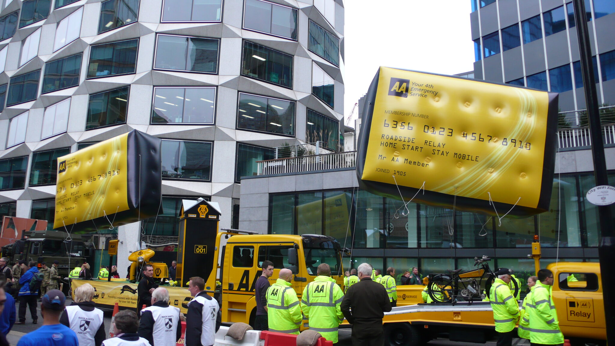 AA roadside inflatables