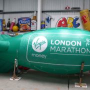 London Marathon starting blimp