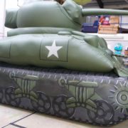 Inflatable WW2 tank for Dad's Army film