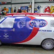 Life-sized Inflatable Van with Artwork