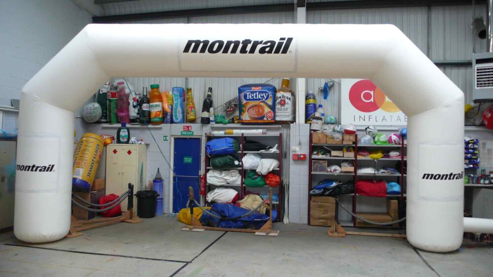 Wide inflatable arch for Montrail