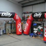 2 Dafy inflatable arches in ABC workshop