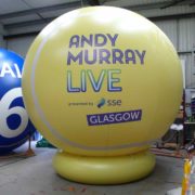 Andy Murray Live inflatable giant tennis ball