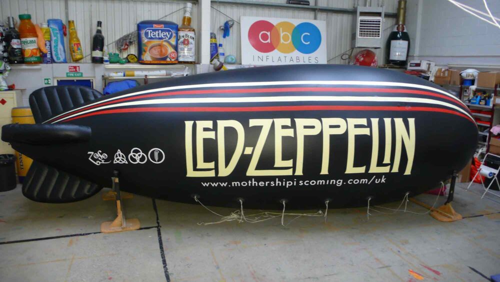 Led Zeppelin blimp for Mothership album
