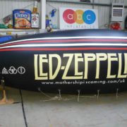 Led Zeppelin blimp for Mothership album