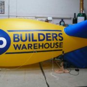 Selco Builders Warehouse blimp at ABC Inflatables