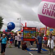 Parade spheres for trades unions