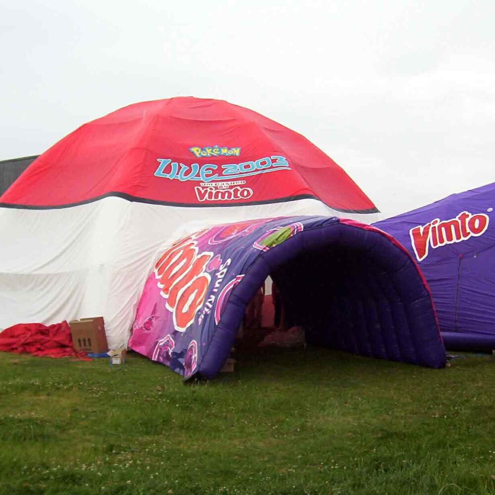 inflatable dome for Vimto