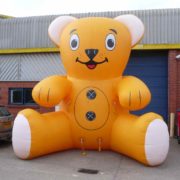 giant inflatable animals - bear outside ABC Inflatables