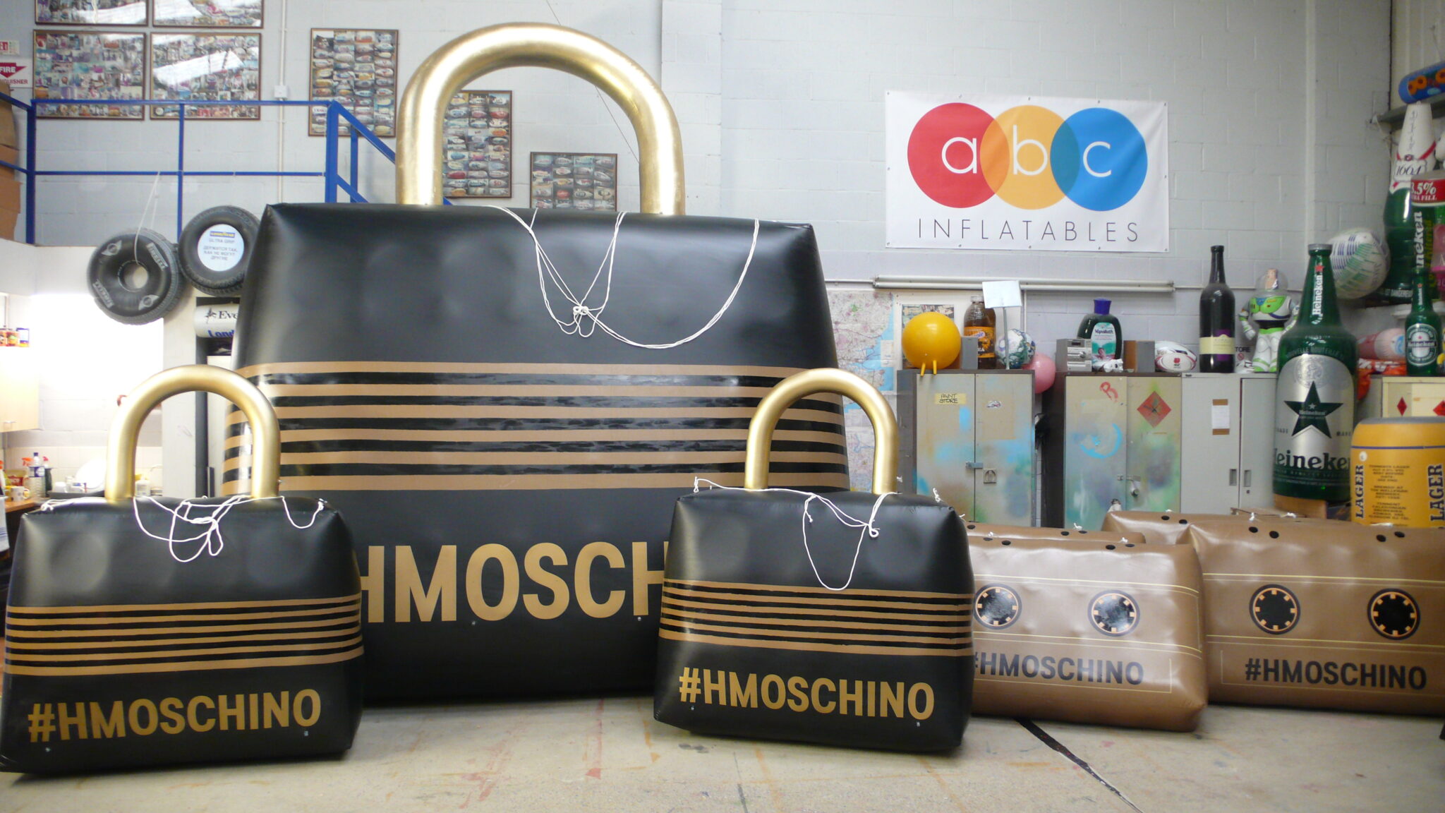 moschino inflatable