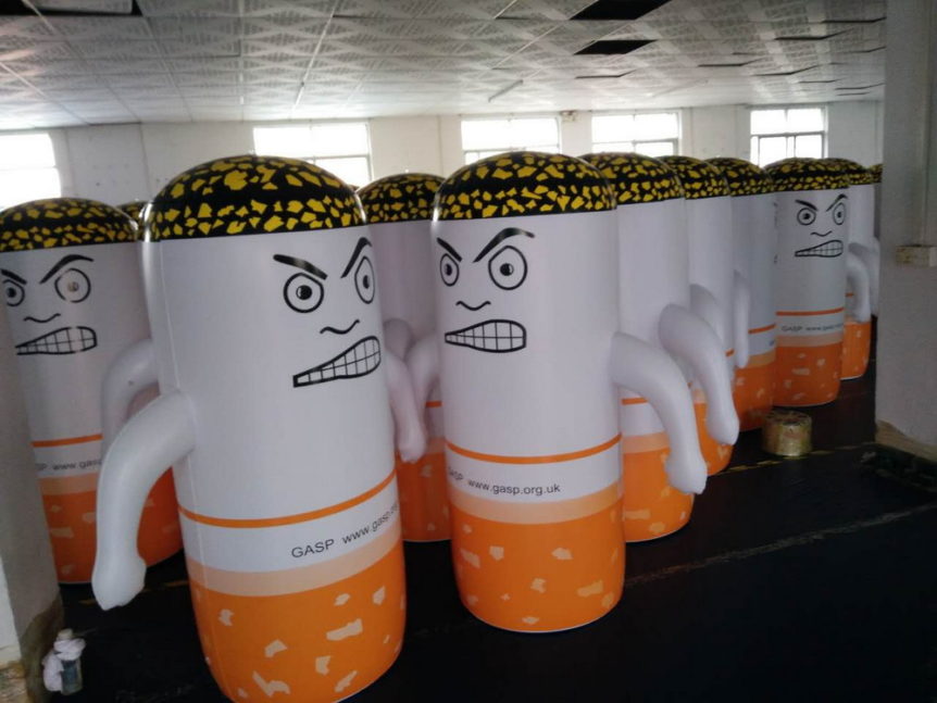 Inflatable Cigarette Characters for GASP - ABC Inflatables
