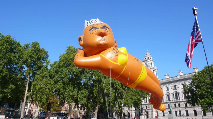 Sadiq Khan inflatable