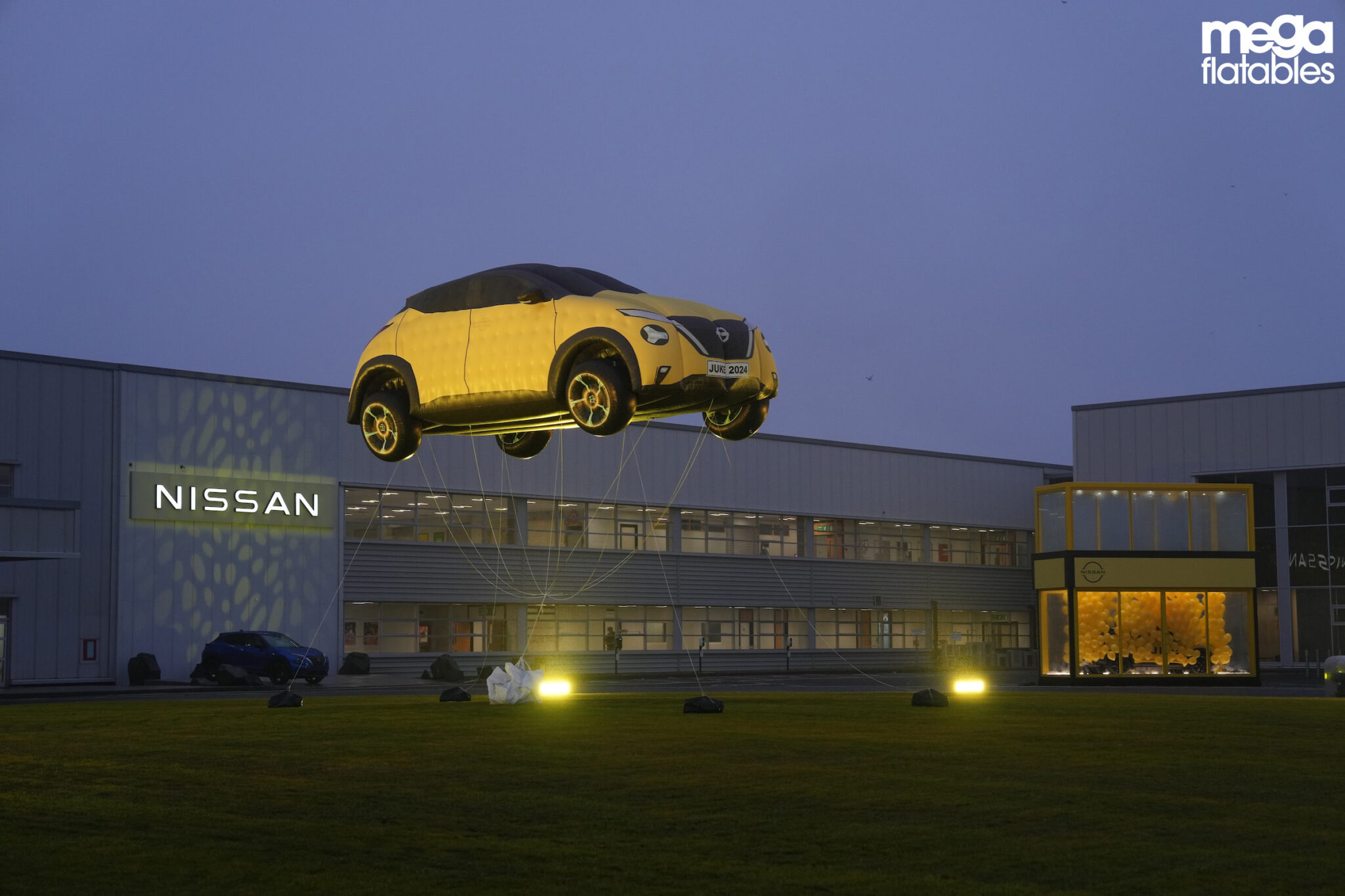 nissan inflatable car